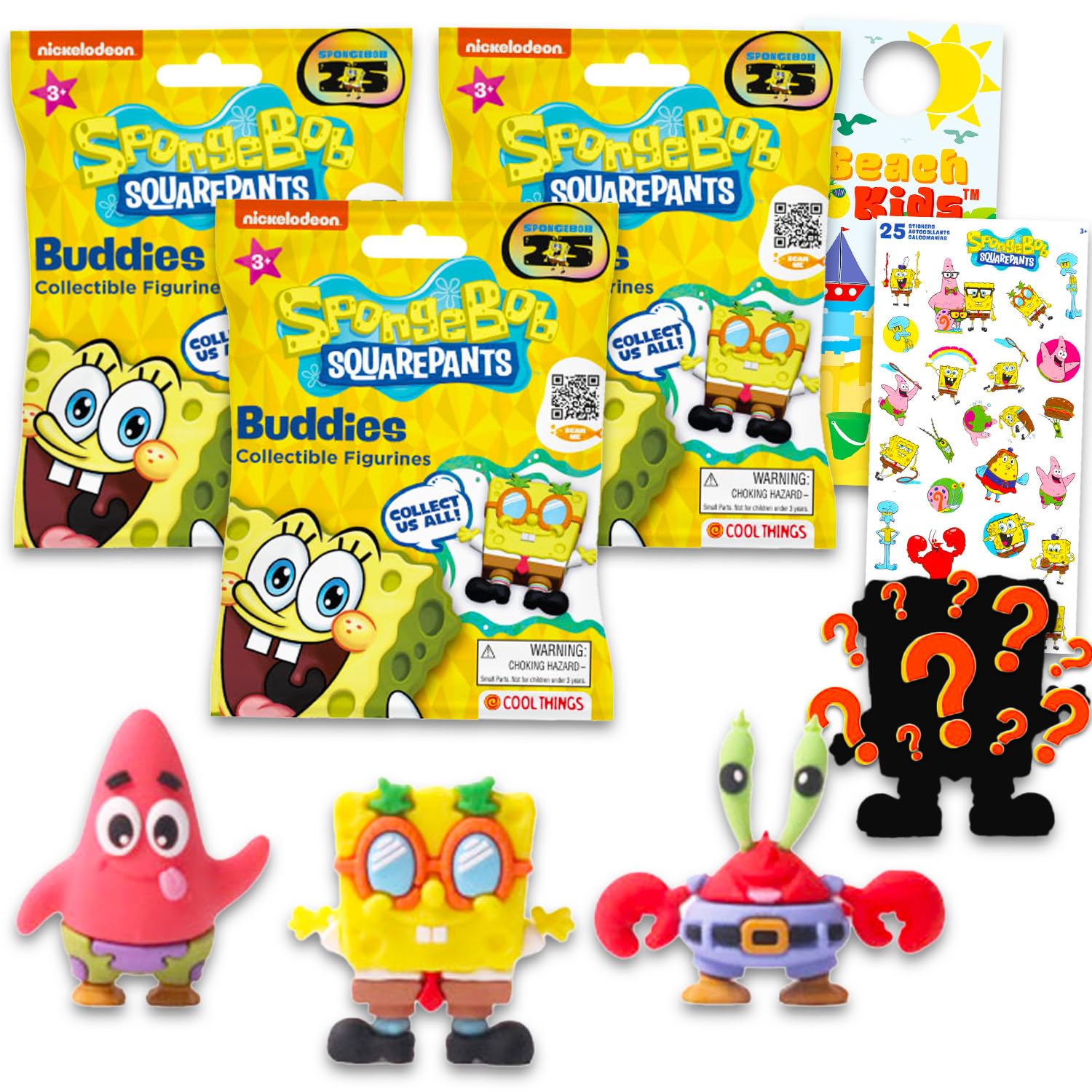 Bobさん様 リクエスト プラナロム 5点 まとめ商品 Nickelodeon Spongebob Squarepants Blind Bag Party Favors Set